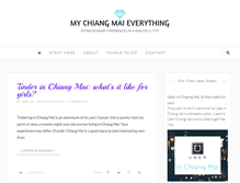 Tablet Screenshot of mychiangmaieverything.com